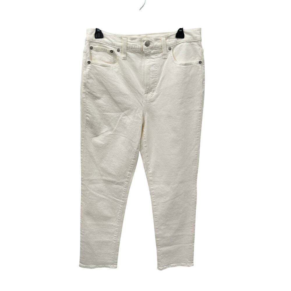 MADEWELL The Perfect Vintage Denim Jean in Tile White ND501 // 28 - Picture 4 of 10